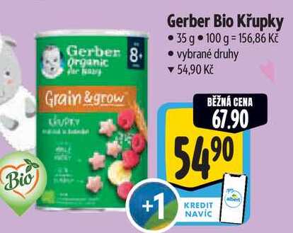 Gerber Bio Křupky, 35 g