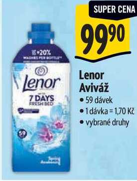 lenor Aviváž, 59 dávek •