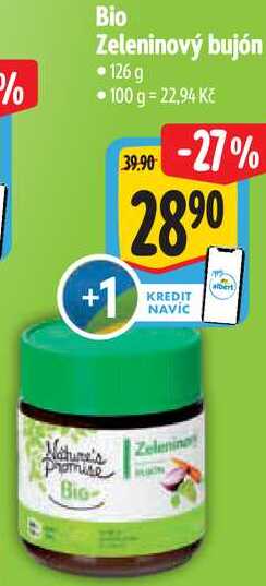 Bio Zeleninový bujón, 126 g