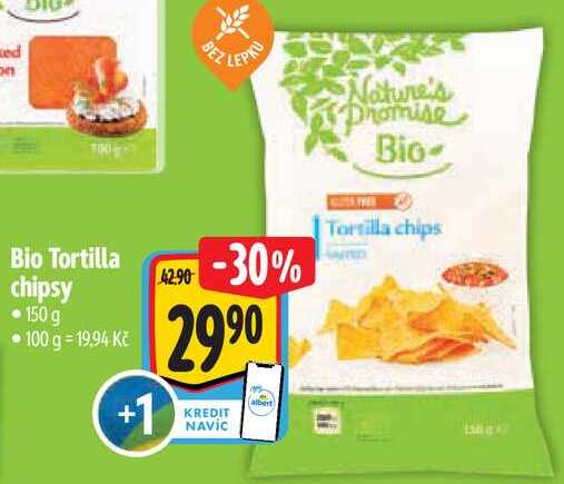 Bio Tortilla chipsy, 150 g 