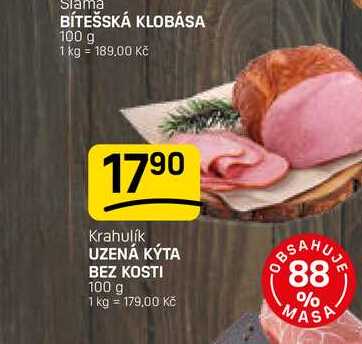 UZENÁ KÝTA BEZ KOSTI 100 g