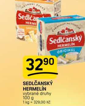 SEDLČANSKÝ HERMELÍN vybrané druhy 100 g