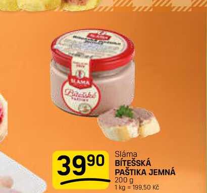 BÍTEŠSKÁ PAŠTIKA JEMNÁ 200 g 