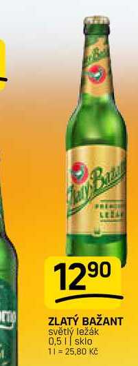ZLATÝ BAŽANT světlý ležák 0,5l