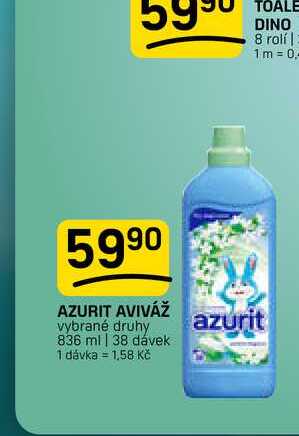 AZURIT AVIVÁŽ vybrané druhy 836 ml | 38 dávek