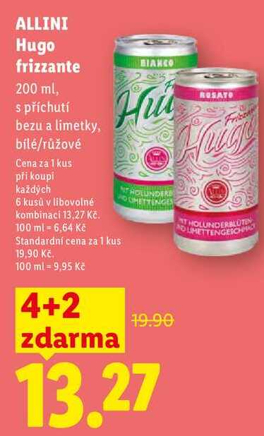 ALLINI Hugo frizzante, 200 ml