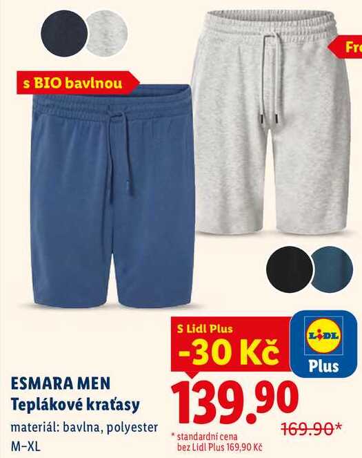 ESMARA MEN Teplákové kraťasy  