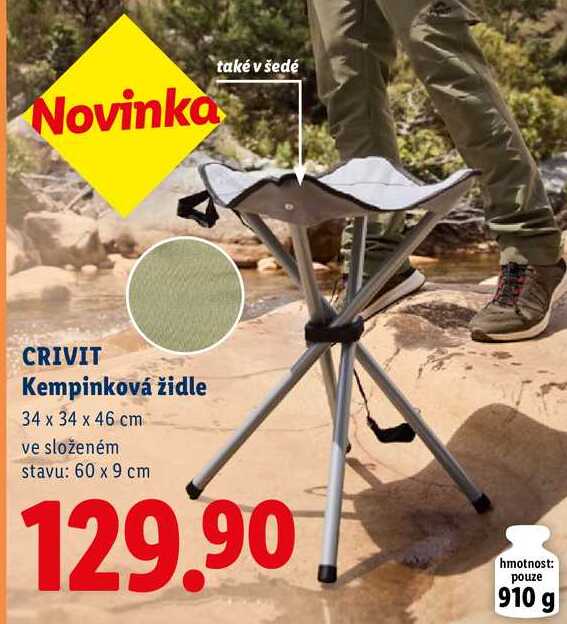 CRIVIT Kempinková židle