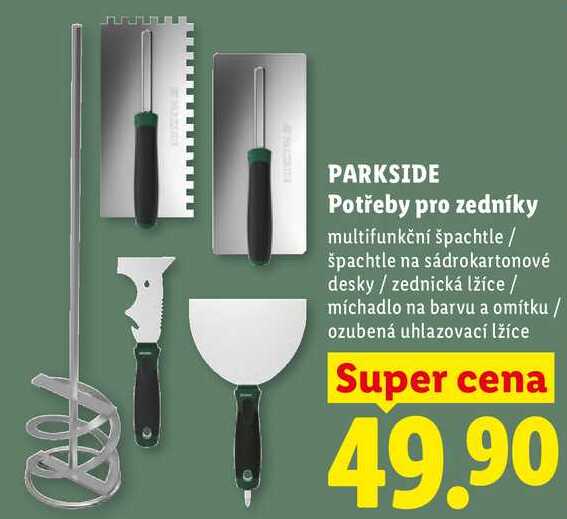 PARKSIDE Potřeby pro zedníky