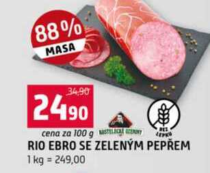 RIO EBRO SE ZELENÝM PEPŘEM 100g
