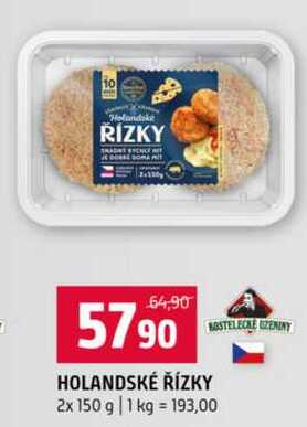 Holandské ŘÍZKY 2x 150 g