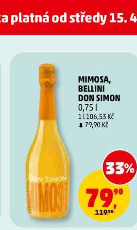 MIMOSA, BELLINI DON SIMON, 0,75 l