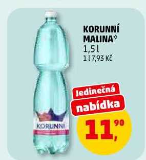 KORUNNÍ MALINA, 1,5 l