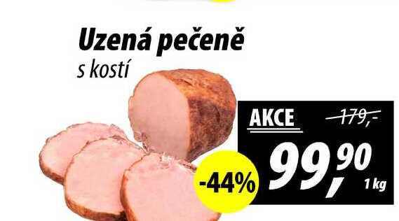 Uzená pečeně s kostí, 1 kg 
