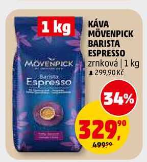 KÁVA MÖVENPICK BARISTA ESPRESSO zrnková, 1 kg