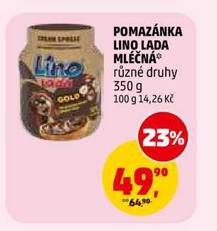 POMAZÁNKA LINO LADA MLÉČNÁ, 350 g 