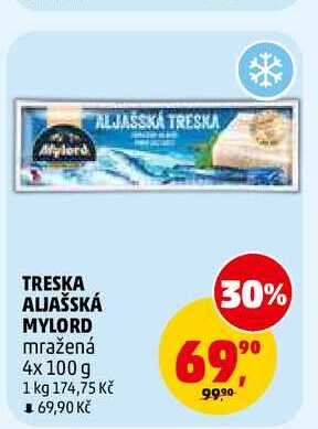 TRESKA ALJAŠSKÁ MYLORD, 4x 100 g