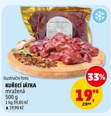 KUŘECÍ JÁTRA, 500 g