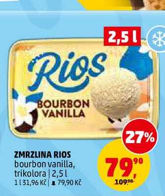 ZMRZLINA RIOS bourbon vanilla, 2,5 l