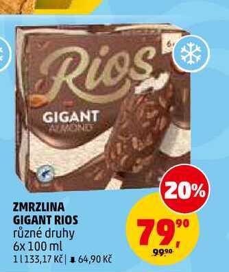 ZMRZLINA GIGANT RIOS, 6x 100 ml