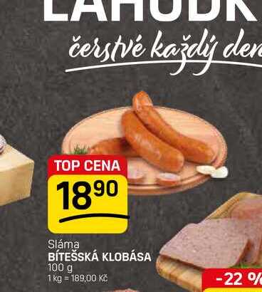 BÍTEŠSKÁ KLOBÁSA 100 g