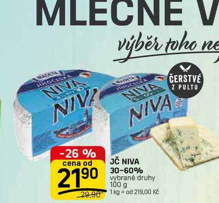 JČ NIVA 30-60% vybrané druhy 100 g