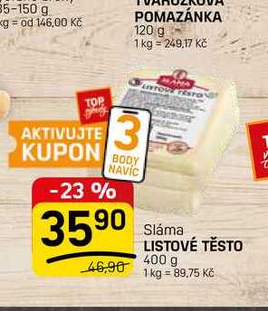 LISTOVÉ TĚSTO 400 g