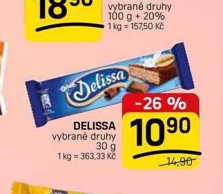 DELISSA vybrané druhy 30 g