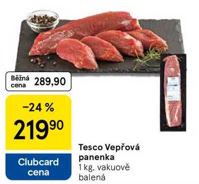 Tesco Vepřová panenka, 1 kg