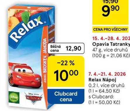 Relax Nápoj, 0,2 l 