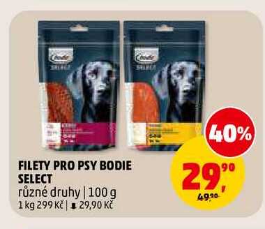 FILETY PRO PSY BODIE SELECT, 100 g 