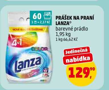 PRÁŠEK NA PRANÍ LANZA, 4 l