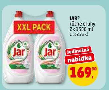 JAR, 2x 1350 ml 