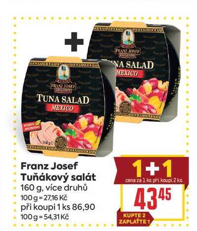 Franz Josef Tuňákový salát 160 g