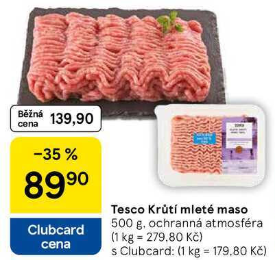 Tesco Krůtí mleté maso, 500 g
