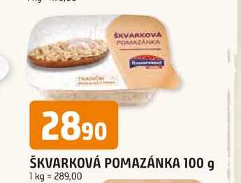 ŠKVARKOVÁ POMAZÁNKA 100 g 