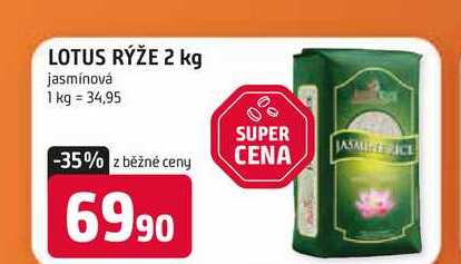 LOTUS RÝŽE 2 kg jasmínová 