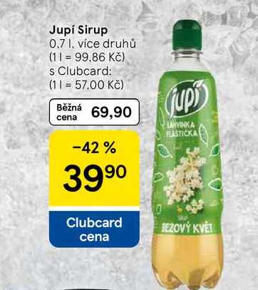 Jupi Sirup, 0,7 l, více druhů