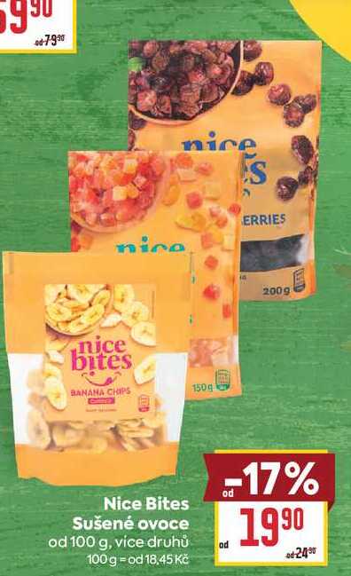 Nice Bites Sušené ovoce od 100 g