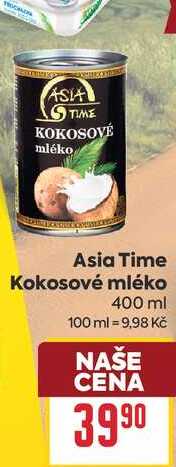 Asia Time Kokosové mléko 400 ml 
