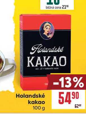 Holandské kakao 100 g 