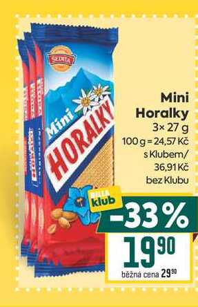 Mini Horalky 3× 27 g  