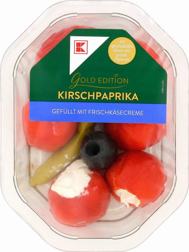 K-GOLD EDITION Cherry papriky plněné krémovým sýrem