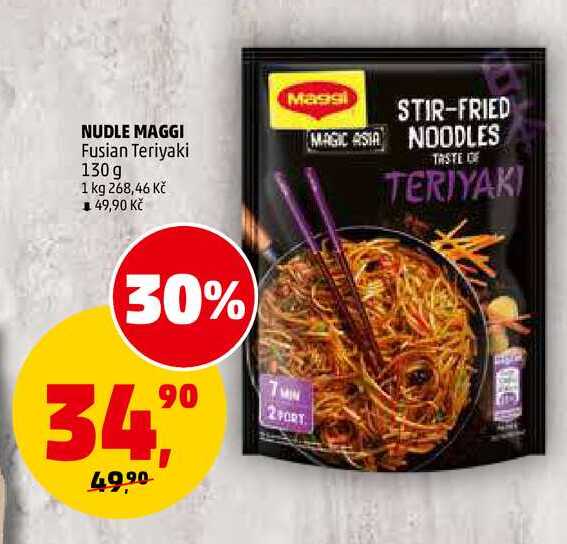 NUDLE MAGGI Fusian Teriyaki, 130 g