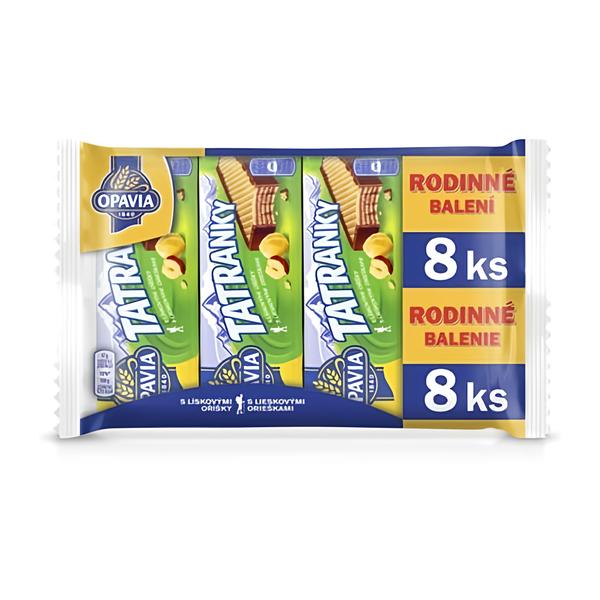 Opavia Tatranky s lískovými oříšky, XXL balení (8ks)