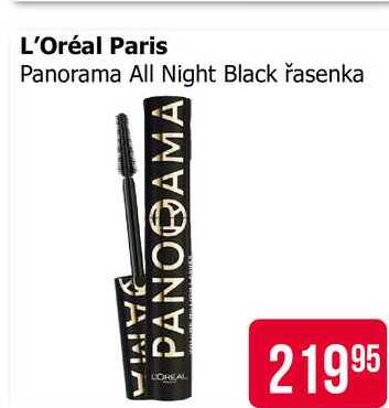 L'Oréal Paris Panorama All Night Black řasenka 