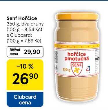 Senf Hořčice, 350 g 