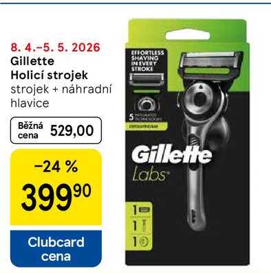Gillette Holicí strojek strojek + náhradní hlavice