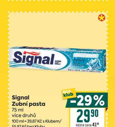 Signal Zubní pasta 75 ml 