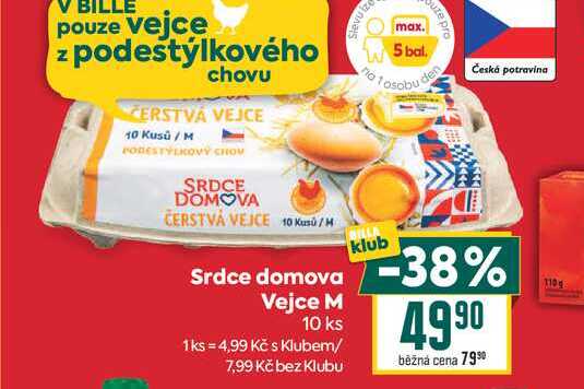Srdce domova Vejce M 10 ks